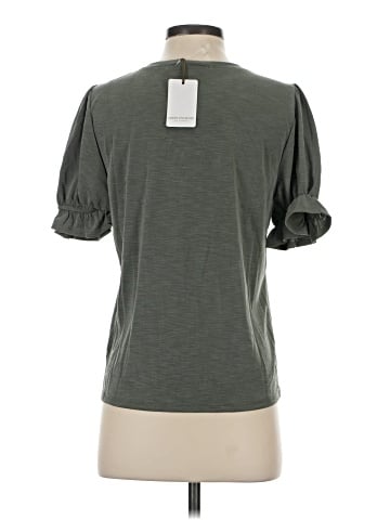 Green Envelope Short Sleeve Top (view 2)