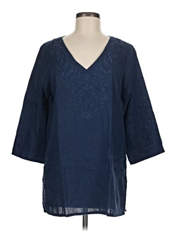 Saint Tropez West 3/4 Sleeve Blouse (view 1)