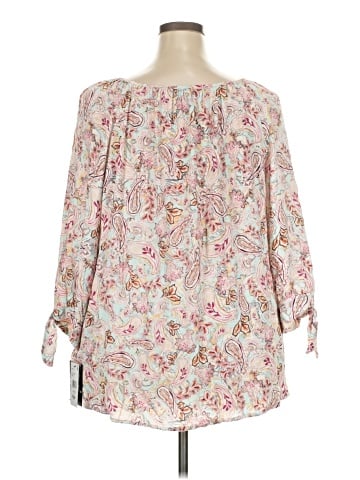 I.N. Studio 3/4 Sleeve Blouse (view 2)