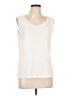 Chico's 100% Cotton Ivory Sleeveless Top Size Lg (2) - photo 1