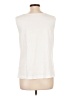 Chico's 100% Cotton Ivory Sleeveless Top Size Lg (2) - photo 2