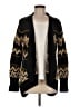 Coldwater Creek Chevron-herringbone Black Cardigan Size M - photo 1
