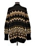 Coldwater Creek Chevron-herringbone Black Cardigan Size M - photo 2
