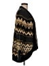 Coldwater Creek Chevron-herringbone Black Cardigan Size M - photo 4