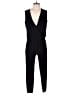 Veronica M. Solid Black Jumpsuit Size M - photo 1