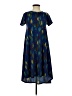 Lularoe Print Blue Casual Dress Size XXS - photo 1