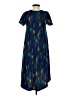 Lularoe Print Blue Casual Dress Size XXS - photo 2
