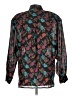 Chaus 100% Polyester Paisley Black Long Sleeve Blouse Size L - photo 2