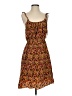 Theory Print Orange Casual Dress Size S - photo 1