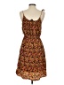 Theory Print Orange Casual Dress Size S - photo 2