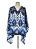 Chico's 100% Polyester Blue Poncho Size Lg - XL - photo 1