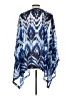 Chico's 100% Polyester Blue Poncho Size Lg - XL - photo 2