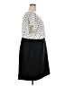 Alyx 100% Polyester Polka Dots Black Casual Dress Size 24W - photo 4