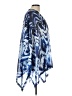 Chico's 100% Polyester Blue Poncho Size Lg - XL - photo 4