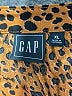 Gap 100% Rayon Animal Print Brown Long Sleeve Blouse Size XL - photo 7