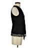 Theory 100% Silk Black Sleeveless Silk Top Size 2 - photo 4
