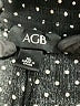 AGB 100% Rayon Polka Dots Black Casual Pants Size XL - photo 4