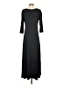 Chico's Solid Gray Casual Dress Size S - photo 2