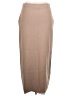 Open Edit Solid Tan Casual Skirt Size L - photo 2