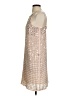 Verty 100% Polyester Metallic Tan Cocktail Dress Size S - photo 5