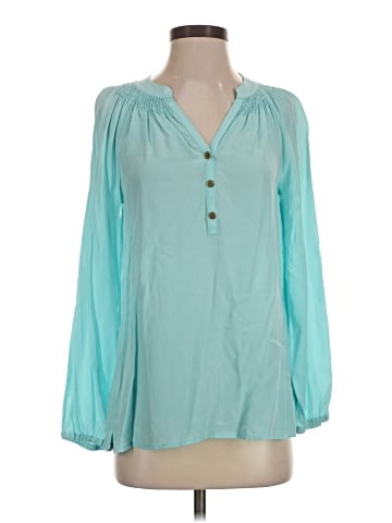 Lilly Pulitzer Long Sleeve Silk Top (view 1)