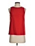 Diane von Furstenberg Red Sleeveless Blouse Size 0 - photo 1