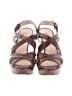 Prada 100% Leather Brown Burgundy Sandals Size EU 38 - photo 2