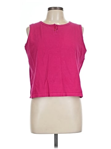 Denim & Co Sleeveless T-Shirt (view 1)