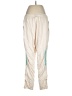 Adidas 100% Polyester Color Block Ivory Track Pants Size 2X - photo 2