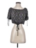 Free People Green Short Sleeve Blouse Size S - photo 1