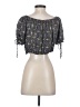 Free People Green Short Sleeve Blouse Size S - photo 2