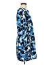 H By Halston Print Blue Casual Dress Size M - photo 4