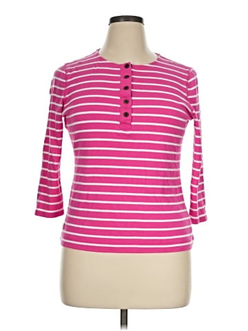 Lauren Jeans Co. 3/4 Sleeve T-Shirt (view 1)