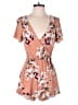 Everly Floral Orange Romper Size S - photo 1