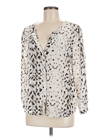 Joie Long Sleeve Silk Top (view 2)