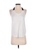 Nike 100% Polyester White Tank Top Size S - photo 1