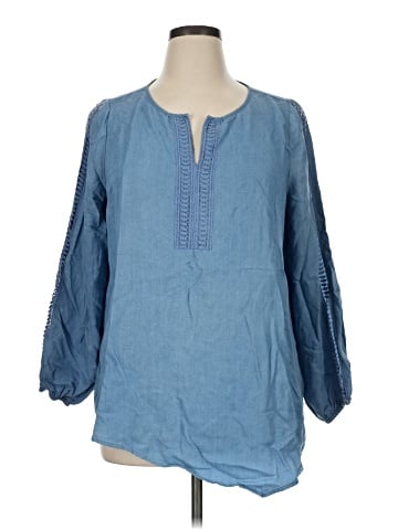 Skye's The Limit 3/4 Sleeve Blouse (view 1)