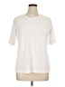 Lands' End Solid Ivory Short Sleeve T-Shirt Size 1X - photo 1