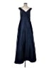 Alfred Sung 100% Polyester Blue Cocktail Dress Size 4 - photo 1