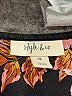 Style&Co 100% Polyester Black 3/4 Sleeve Blouse Size 1X - photo 7