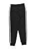 Adidas 100% Polyester Black Track Pants Size 7 - photo 2