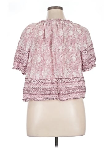 Lucky Brand Short Sleeve Blouse (view 2)