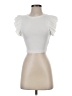 Zara Ivory Short Sleeve Top Size S - photo 1