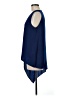 BCBGMAXAZRIA 100% Polyester Blue Sleeveless Blouse Size M - photo 5