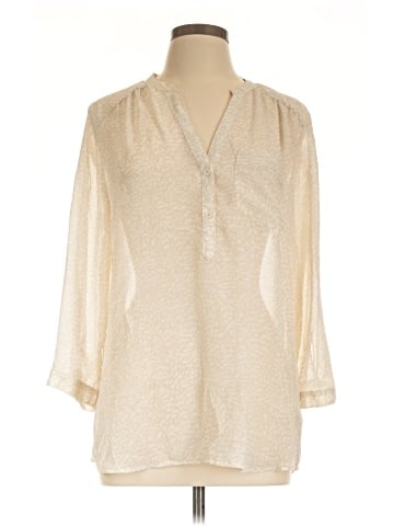 Maurices 3/4 Sleeve Blouse (view 1)