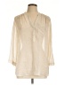 Maurices 100% Polyester Ivory 3/4 Sleeve Blouse Size L - photo 1