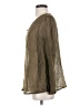 Eileen Fisher 100% Linen Tan Long Sleeve Blouse Size S - photo 5