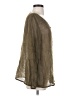 Eileen Fisher 100% Linen Tan Long Sleeve Blouse Size S - photo 4