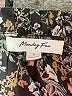 Monday Fun Floral Black Short Sleeve Blouse Size S - photo 7