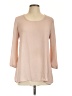 Charming Charlie 100% Polyester Tan 3/4 Sleeve Blouse Size L - photo 1